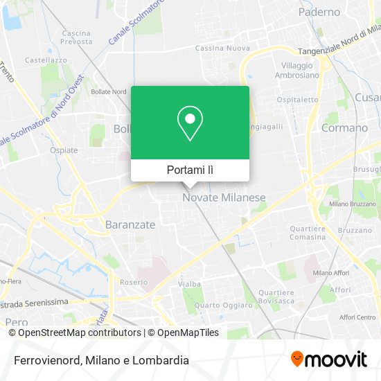 Mappa Ferrovienord
