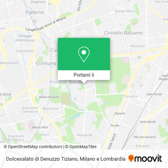 Mappa Dolcesalato di Denuzzo Tiziano