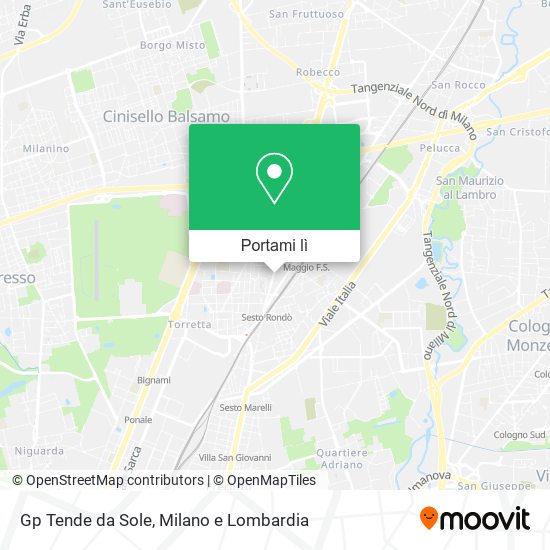 Mappa Gp Tende da Sole
