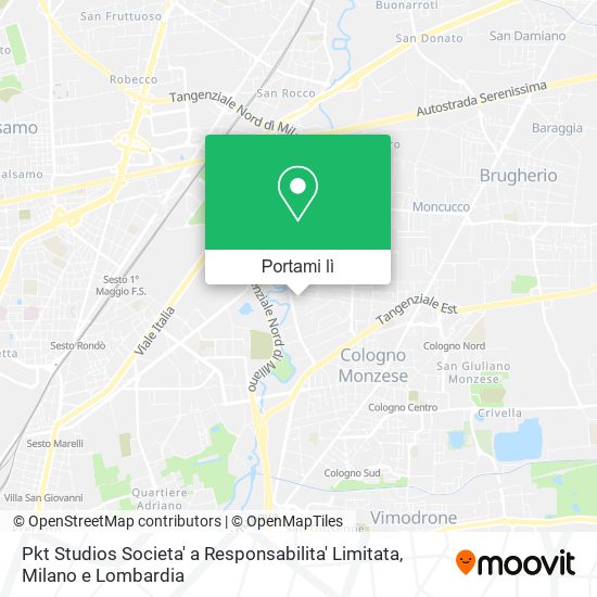 Mappa Pkt Studios Societa' a Responsabilita' Limitata