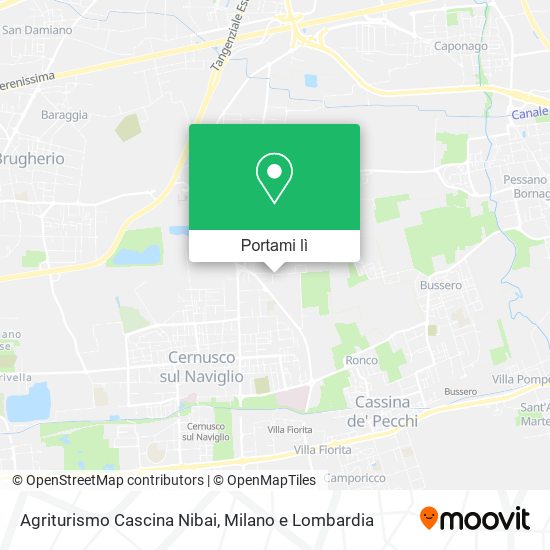 Mappa Agriturismo Cascina Nibai