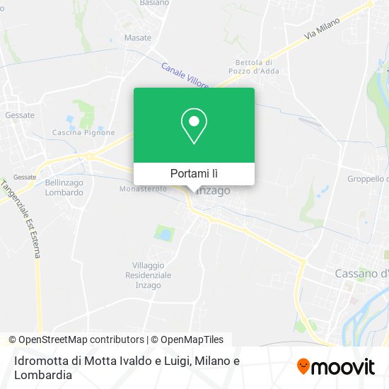 Mappa Idromotta di Motta Ivaldo e Luigi