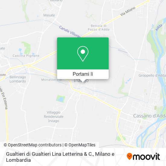 Mappa Gualtieri di Gualtieri Lina Letterina & C.