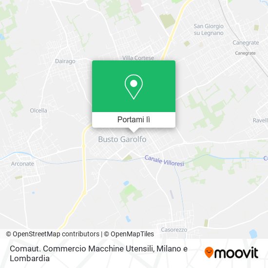 Mappa Comaut. Commercio Macchine Utensili