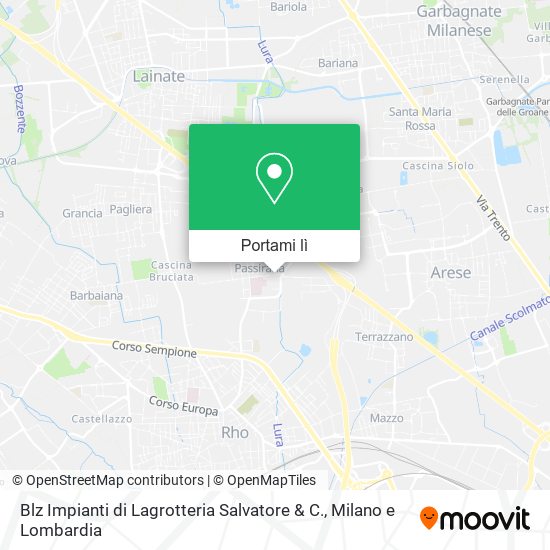 Mappa Blz Impianti di Lagrotteria Salvatore & C.