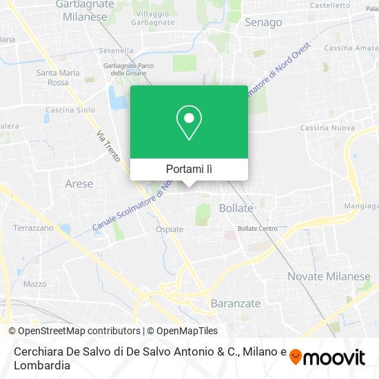 Mappa Cerchiara De Salvo di De Salvo Antonio & C.