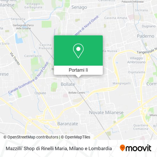 Mappa Mazzilli' Shop di Rinelli Maria
