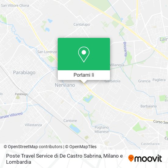 Mappa Poste Travel Service di De Castro Sabrina