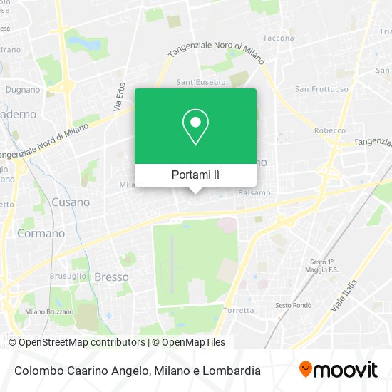Mappa Colombo Caarino Angelo