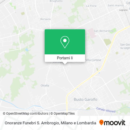 Mappa Onoranze Funebri S. Ambrogio