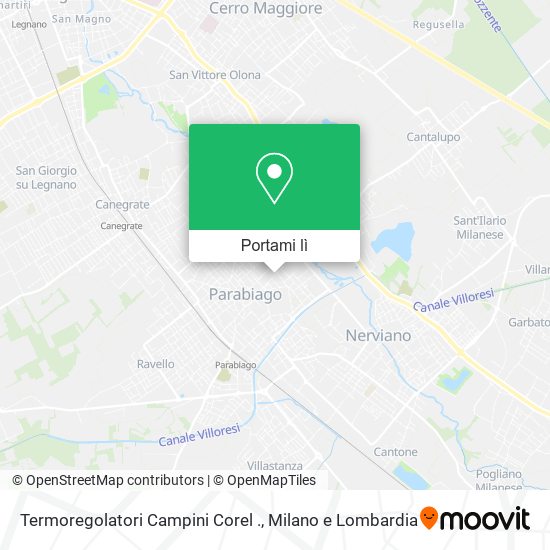 Mappa Termoregolatori Campini Corel .