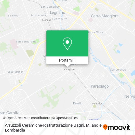 Mappa Arruzzoli Ceramiche-Ristrutturazione Bagni