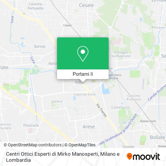 Mappa Centri Ottici Esperti di Mirko Manosperti
