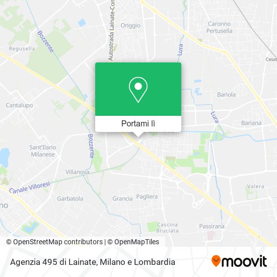 Mappa Agenzia 495 di Lainate