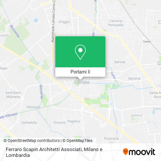 Mappa Ferraro Scapin Architetti Associati