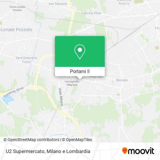 Mappa U2 Supermercato