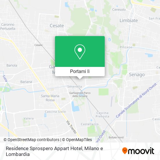 Mappa Residence Sprospero Appart Hotel