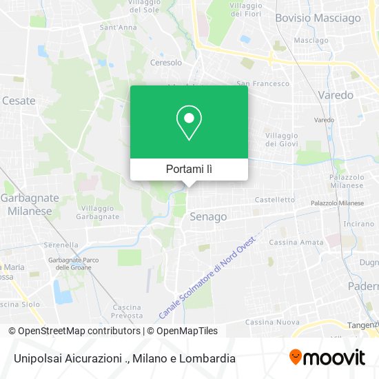 Mappa Unipolsai Aicurazioni .