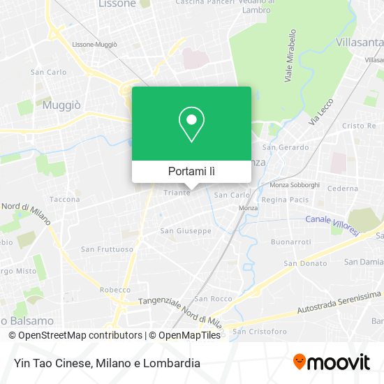 Mappa Yin Tao Cinese