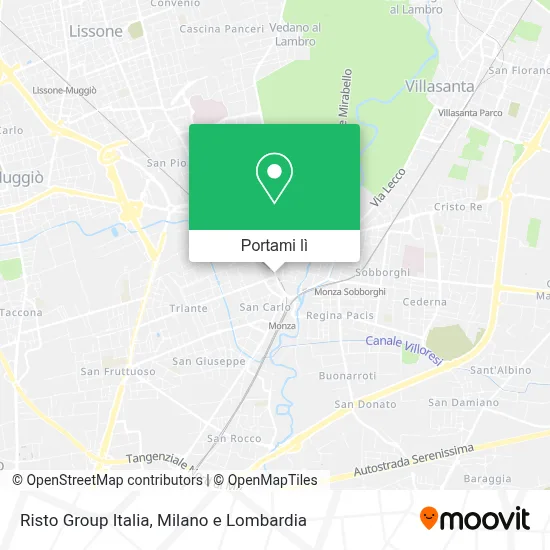Mappa Risto Group Italia