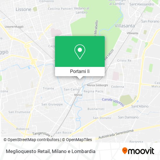 Mappa Meglioquesto Retail