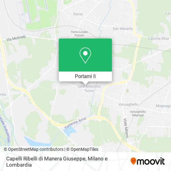 Mappa Capelli Ribelli di Manera Giuseppe