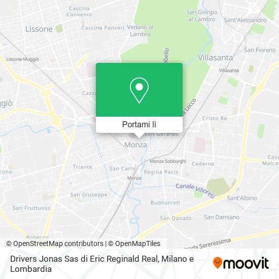 Mappa Drivers Jonas Sas di Eric Reginald Real