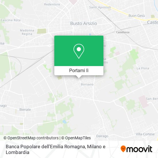 Mappa Banca Popolare dell'Emilia Romagna
