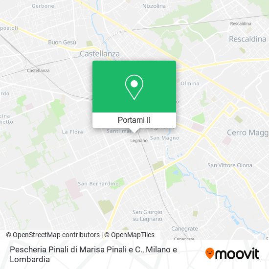 Mappa Pescheria Pinali di Marisa Pinali e C.