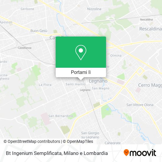 Mappa Bt Ingenium Semplificata