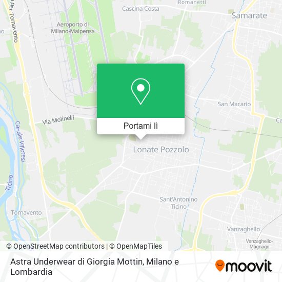 Mappa Astra Underwear di Giorgia Mottin