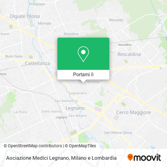 Mappa Aociazione Medici Legnano