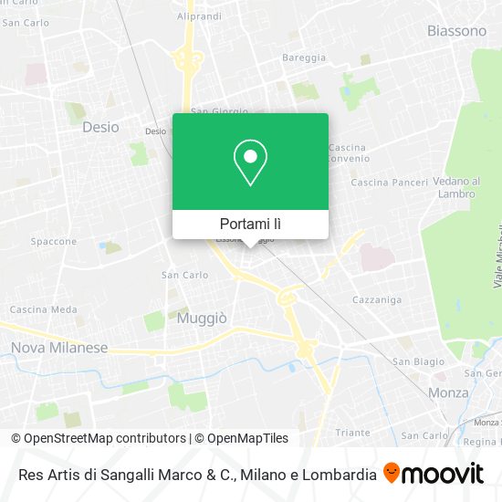 Mappa Res Artis di Sangalli Marco & C.