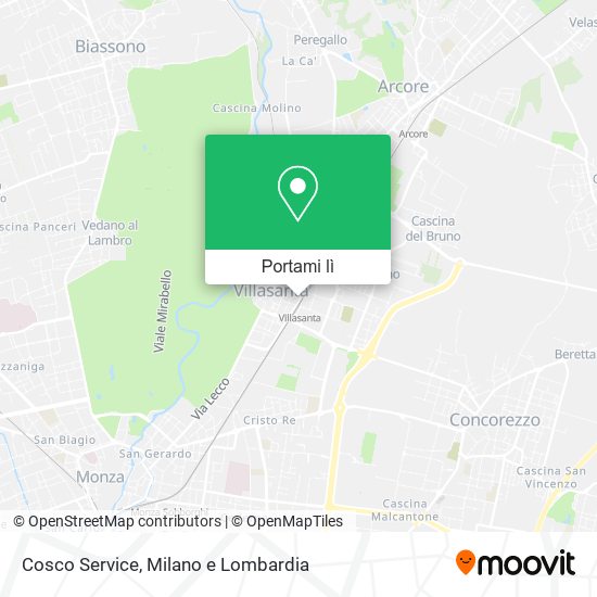 Mappa Cosco Service