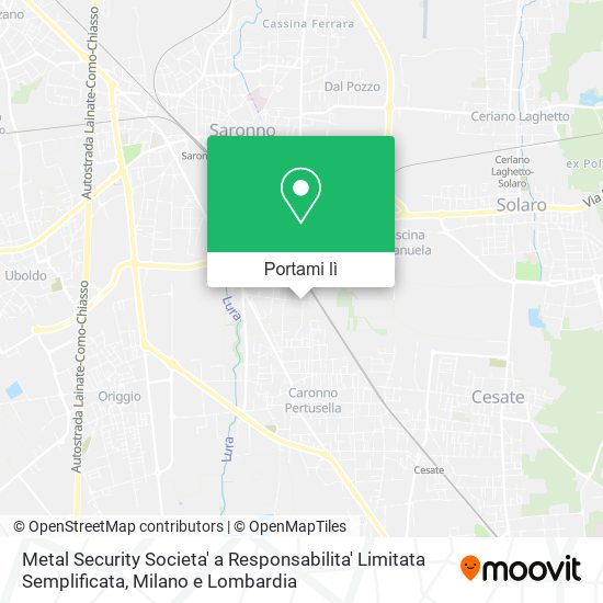 Mappa Metal Security Societa' a Responsabilita' Limitata Semplificata