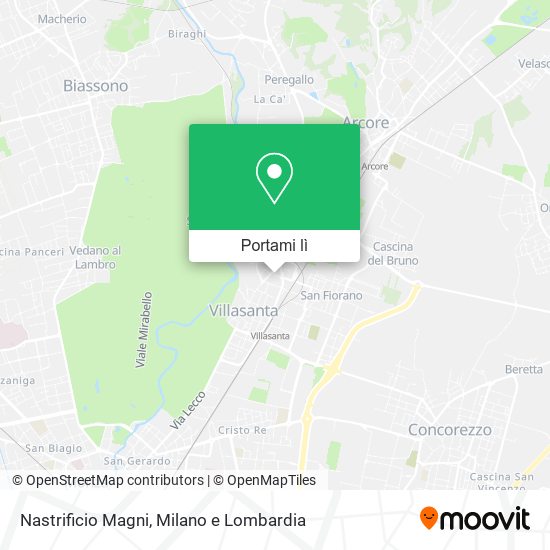 Mappa Nastrificio Magni
