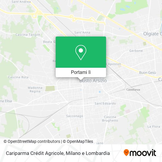 Mappa Cariparma Crédit Agricole