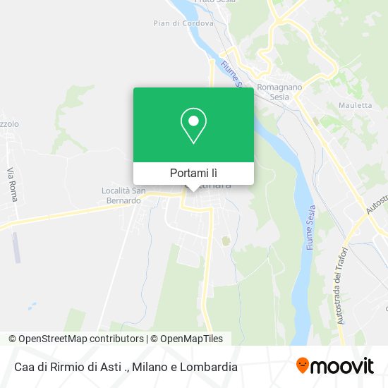 Mappa Caa di Rirmio di Asti .