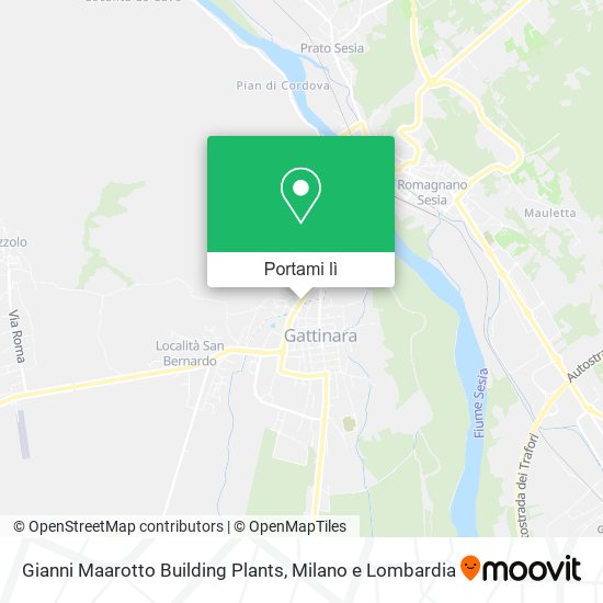 Mappa Gianni Maarotto Building Plants