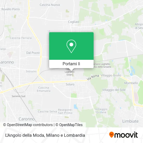 Mappa L'Angolo della Moda
