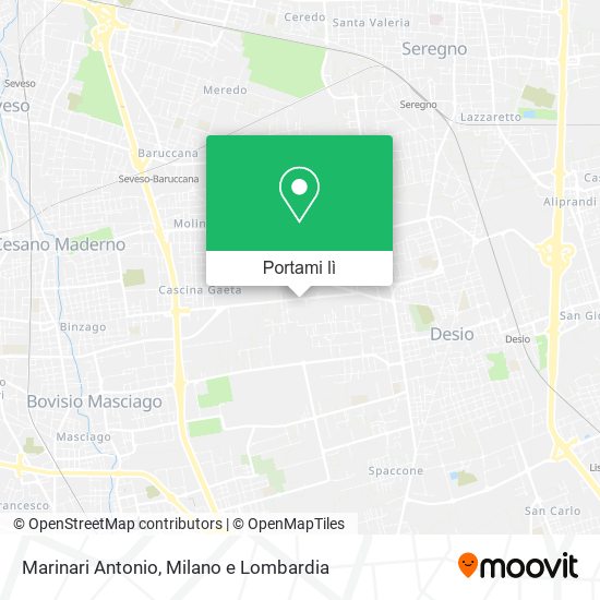 Mappa Marinari Antonio