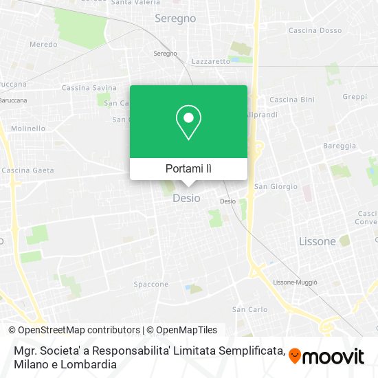 Mappa Mgr. Societa' a Responsabilita' Limitata Semplificata