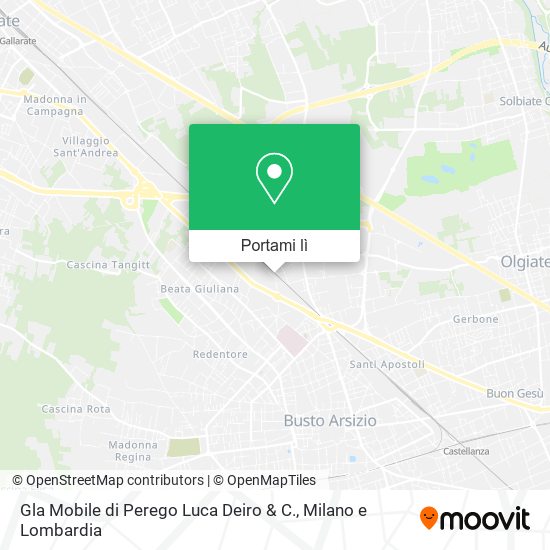 Mappa Gla Mobile di Perego Luca Deiro & C.