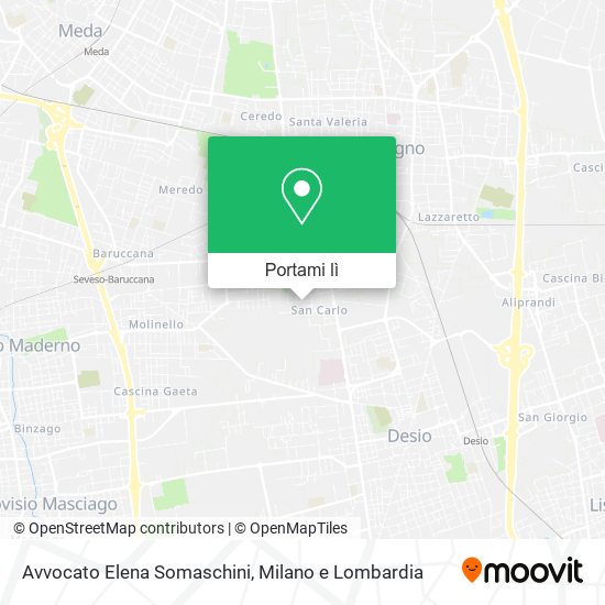 Mappa Avvocato Elena Somaschini