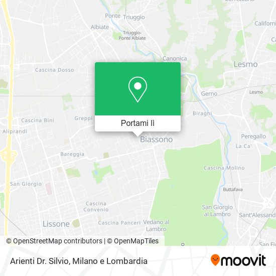 Mappa Arienti Dr. Silvio