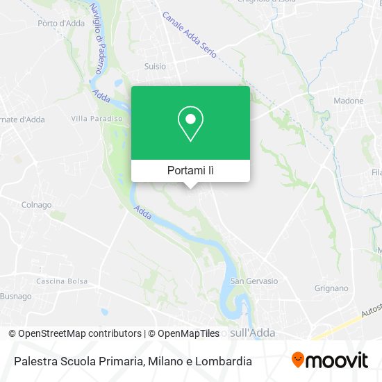Mappa Palestra Scuola Primaria