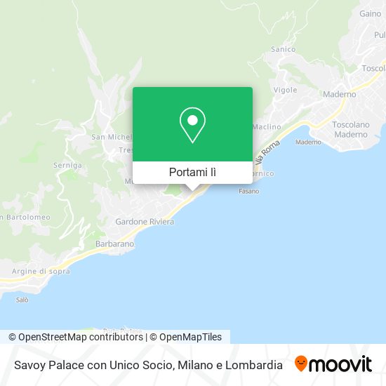 Mappa Savoy Palace con Unico Socio