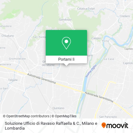Mappa Soluzione Ufficio di Ravasio Raffaella & C.