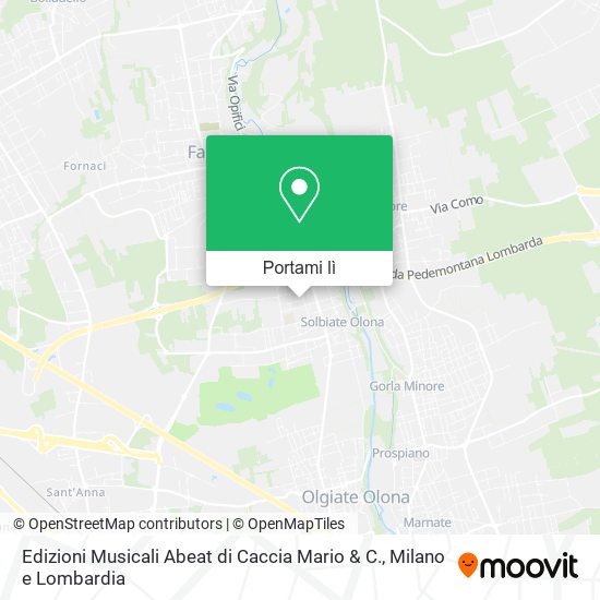 Mappa Edizioni Musicali Abeat di Caccia Mario & C.