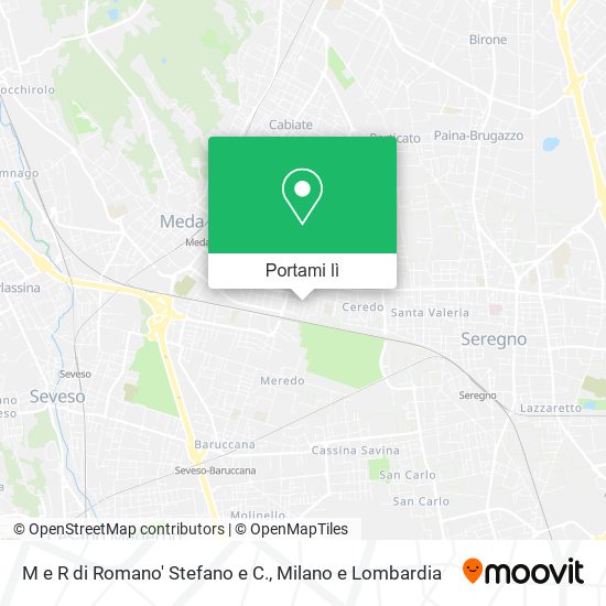 Mappa M e R di Romano' Stefano e C.